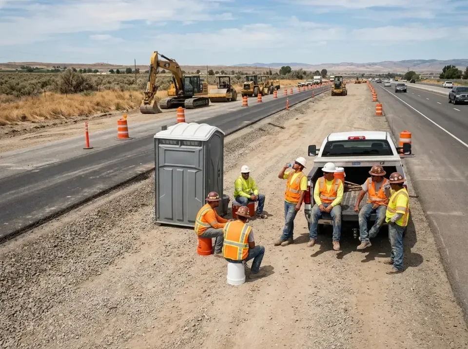 highway-road-construction-crew-007 — frequently asked questions, Porta Potty and Restroom Rentals in La Grande, OR